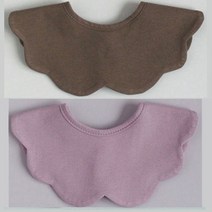 바니블라썸 아기 턱받이 침받이 (사계절용 여름용) 빅롤링세트 (2P), 35.초코+보라