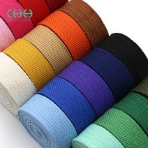웨빙 웨빙끈 가방끈 에코백 아크릴 18색 25mm32mm38mm, 32mm, 08.핫핑크, 1개