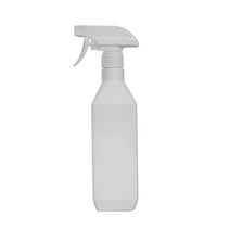[허브스프레이] PE 백색 건스프레이(A형) 300ml 500ml 분무기 공병 2가지분사방식, 500ml 사각용기