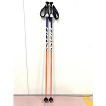 스키폴대 길이조절스키폴 스키폴 겨울스포츠 HRW 탄소섬유 진동 억제 스노우볼 더블 보드 스키폴 신제품, 14 orange 105cm