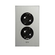 위너스 아루 ARU 실버 콘센트 2구