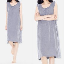 여자 데일리 편한 홈웨어 민소매 나시 원피스 잠옷