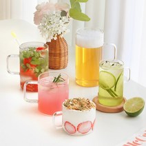 FDN930971홈카페 써머 일자 내열유리 머그 4P세트 (5size), 250ml 4P