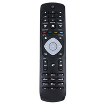 필립스 모든 시리즈 3D HDTV LCD LED tv용 새로운 범용 리모컨 1 개, Black