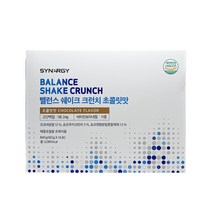 시너지 밸런스 쉐이크 크런치 초콜릿맛 (60 g X 14 포) + KF94마스크 1매