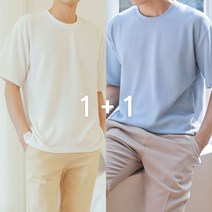 어반플리커 2개 에어 스판 반팔티