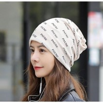 오너클랜 여성 3in1 면비니 3컬러 1P 넥워머 반다나 패션 모자_WAF80F6