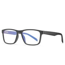 안경테 여자 남자 뿔테 투명 명품 티타늄 안경 crixalis square blue