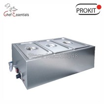 쇼케이스 165 3 201 스테인레스 스틸 카운터 탑 온난화 상업용 수프 디스플레이 3 팬, 230v50hz, 유럽 ​​연합