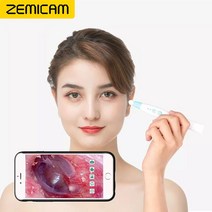 F180 3.9mm 와이파이 검이경 의료용 내시경 귀마개 무선 귀 클리너 보어스코프 피커 터널 카메라 귀이개, 한개옵션0