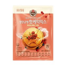 CJ 아이들간식 브런치 홈파티 영양균형 핫케익믹스 400g 영양간식 한끼식사, 11개