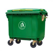 적사함 재설함 철체 제설함 이륜 모래함 방재함 바퀴, B-녹색