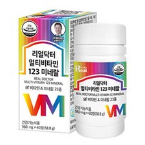 리얼닥터 멀티비타민 123 미네랄 60정 1개