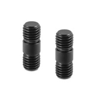 M12 스레드 방지 드롭 파이프 캡 직경 15mm 튜브 DSLR 카메라 지원 레일 시스템 액세서리에 대 한 4Pcs/2x, 01 2Pcs Connector