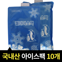 썰렁한 젤아이스팩 보냉재 냉매제 보냉제 대형 10개