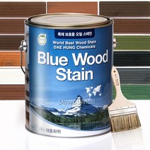 친환경 오일스테인 3.5리터 방부목 데크 목재용 페인트 평붓 증정, 체리