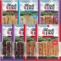 더키코 블랙노즈 소프트스틱160g 크런치스틱175g 말이스틱175g 치킨 오리 / 강아지 오래먹는 껌, 오리말이스틱175g (12p)