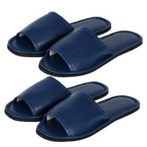 데이오프 인조가죽 실내 슬리퍼 일반형 4p, 청색