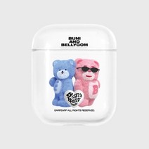 기타 바보사랑[어프어프][호환용][어프어프X벨리곰]HIPHOP BB GOM(에어팟-클리어), 에어팟-클리어젤리