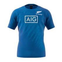 2019 월드컵 뉴질랜드 올 블랙팀 홈 및 어웨이 럭비 올리브 유니폼 NRL Rugby jerseys, 진한 파란색