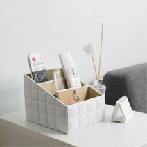 거실 테이블 안경 메모 리모콘수납 보관함 용품정리 결제도장 책상트레이, 블랙