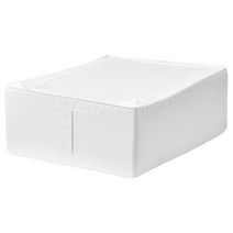 이케아 스쿠브 수납박스 화이트 44x55x19cm 폴리에스테르100%, 1개