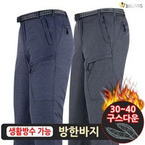 더빅보스 WD20구스포켓바지 겨울 남성 작업복 등산복 방한 팬츠