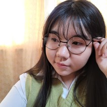동글이 해리포터 원형 민낯커버 스타일 동그리 금속 안경테 블랙