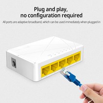 KEBIDUMEI 10/100MBPS 16 포트 EU 플러그가있는 고속 이더넷 네트워크 스위치 데스크탑 용 LAN RJ45 VLAN 스위처 허브, 01 Eu plug