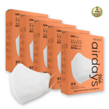 라이브잇 에어데이즈 와이드 마스크 중형 KF94, 화이트, 30개, 10개입