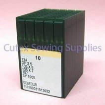 100 Groz-Beckert 134 135X5 DPX5 SY1955 Gebedur Titanium Sewing Machine Needles (Size 18 (metric 110), 1