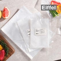 [Eiffel]에펠 2세대 가정용 진공포장비닐_원형엠보 세트, 8인치 파우치(60장)