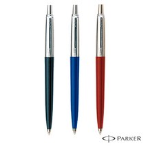 무료각인 파카 조터 스페셜 볼펜 선물용/블랙 블루 레드 화이트, 블랙(무료각인)