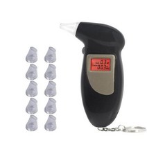 음주측정기 휴대용 알콜 측정기 전문 알코올 숨을 테스터 키 체인 breathallizer 음주 장치 LCD 화면 분석기 테스트, with backlight
