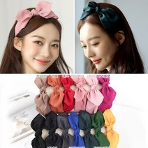 퀸 리본 왕국 헤어밴드 왕 여자 여성 명품 심플 데일리 귀여운 예쁜 핸드메이드 면 머리띠