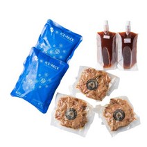 (스모키립스) 브리스킷 600g + 풀드포크 600g / 6인분 텍사스바베큐