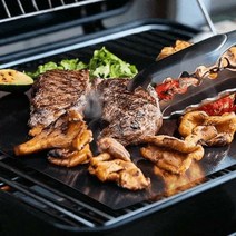 고수맘 타지않는 BBQ 그릴 매트 캠핑 바베큐 반영구