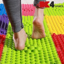 K4스포츠아몸디 K4-71 발지압판 지압매트 발지압매트발마사지, 블루, 1개