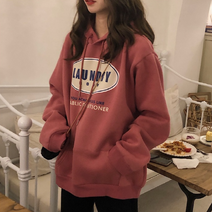 동자언니 bebedi 란츠 프린팅 후드티