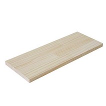 헤이안 신동 공업 LABRICO 벽 선반용 선반판 나뭇결 400×150×15 파인 집성재 선반판 WSU-75