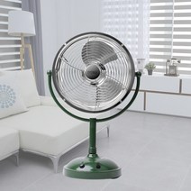 그린가전 레이나 탁상형 메탈 인테리어 레트로 카페 선풍기 RF-1022, 상세 참조