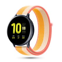 스페이스쉴드 갤럭시워치 액티브2 1 44mm 40mm 호환 나일론 모노 밴드 스트랩 44color 3+1, 1개, 41 메이지옐로우