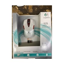 로지텍 무선 마우스 M525 - 화이트/레드