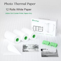 포토 미니 프린터 포켓 휴대용 mini printer peripage a6 pocket Thermal printer photo printer support mobile ios, 12개 논문만