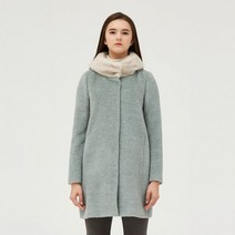 밍크후드 니트패치 알파카코트_VOPEAUWB221VOPEAUWB221