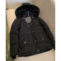 강아지 겨울 가을 옷 패딩 여성 가위털 다운 재킷 여우 모피 칼라 탈착식 후드 짧은 따뜻한 코트 두꺼운 여성용 의류 3Q, 7.Black - S