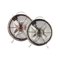 호쿠호니 레트로선풍기 책상용 사무실 탁상용 철제 메탈소재 클래식