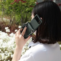 아삼아삼 갤럭시 Z플립 지폐 카드수납 지갑 휴대폰 케이스