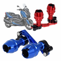 NMAX XMAX 머플러슬라이더 일체형슬라이더, 블루, 1개