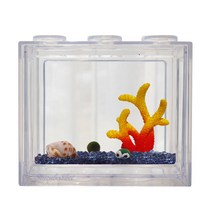 세남자바스켓 언더더씨 국산 마리모 DIY 세트 키우기-마리모(소), 레드옐로우산호+파란자갈100g